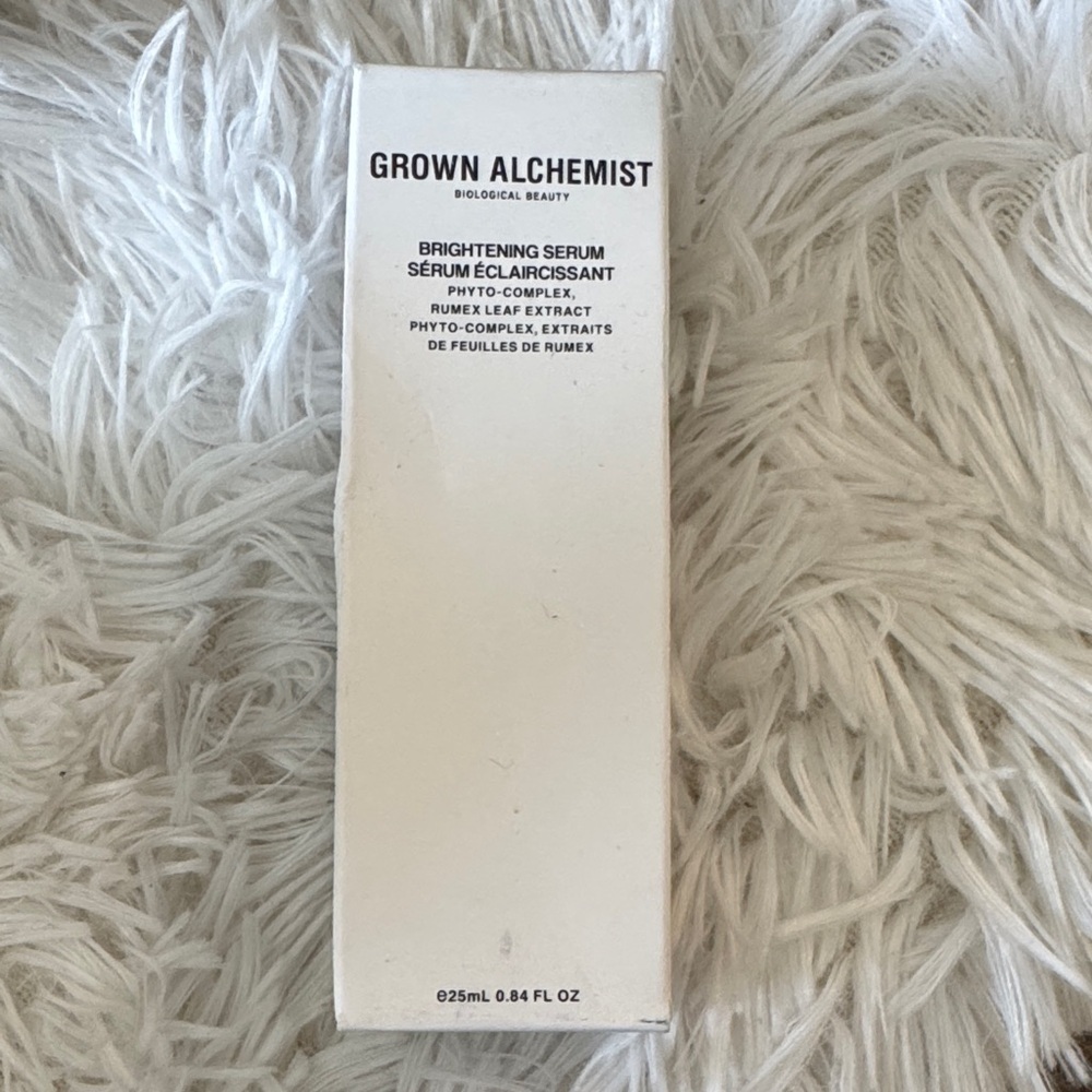 Grown Alchemist Brightening Serum in White Packaging